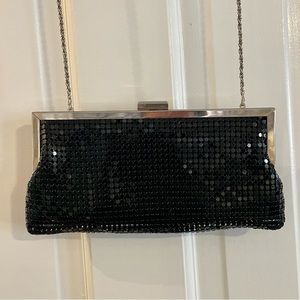 Slim Black Evening Bag/Clutch